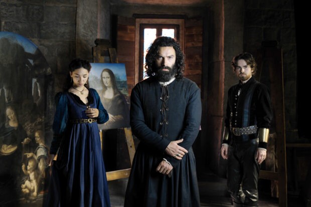 Matilda De Angelis, Aidan Turner and Freddie Highmore in new drama ‘Leonardo’