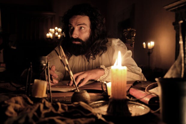 Aidan Turner as Leonardo da Vinci