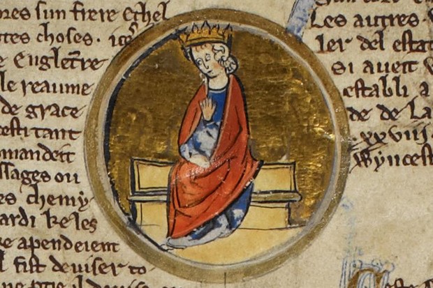 Painting of Alfred the Great