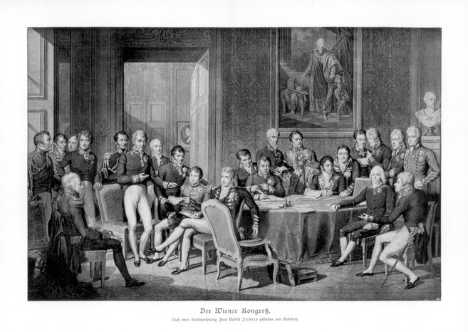 A painting of the Congress of Vienna in 1815