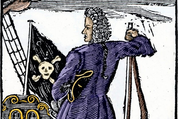 Illustration of Major Stede Bonnet, the Gentleman Pirate