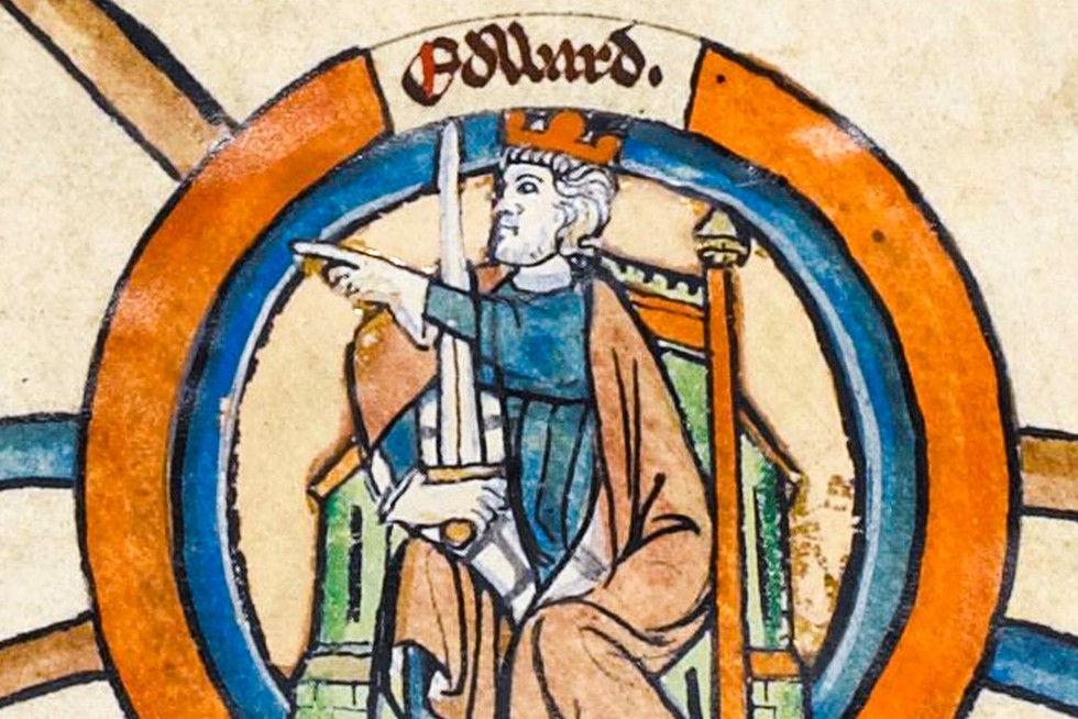 An early 14th-century portrait of 10th-century leader Edward the Elder