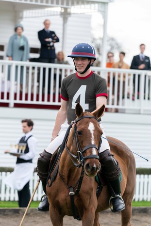 Josh O'Connor as Prince Charles in polo attire