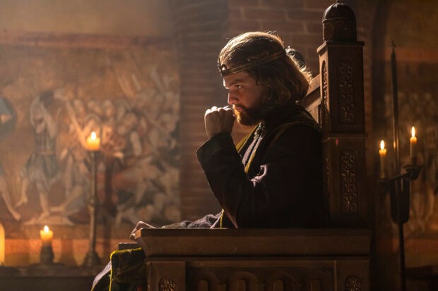 Timothy Innes as King Edward of Wessex in season 5 of The Last Kingdom